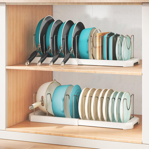 Pantasia kitchen organization view shows neat accessible cookware