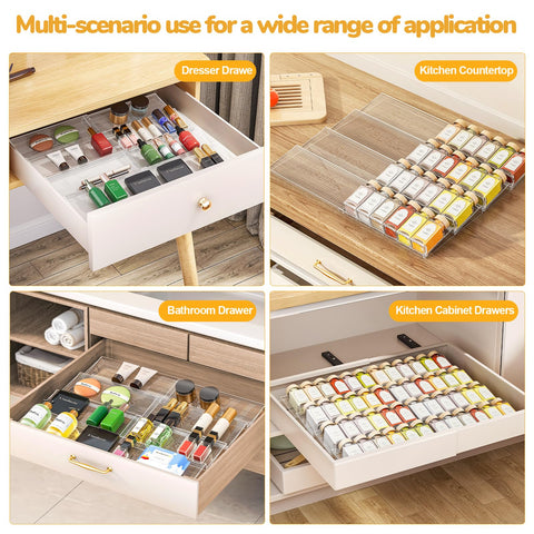 Pantasia multipurpose drawer organizer simplifies kitchen and home organization