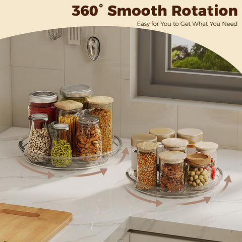 Pantasia space in cabinet organizing spices and seasonings
