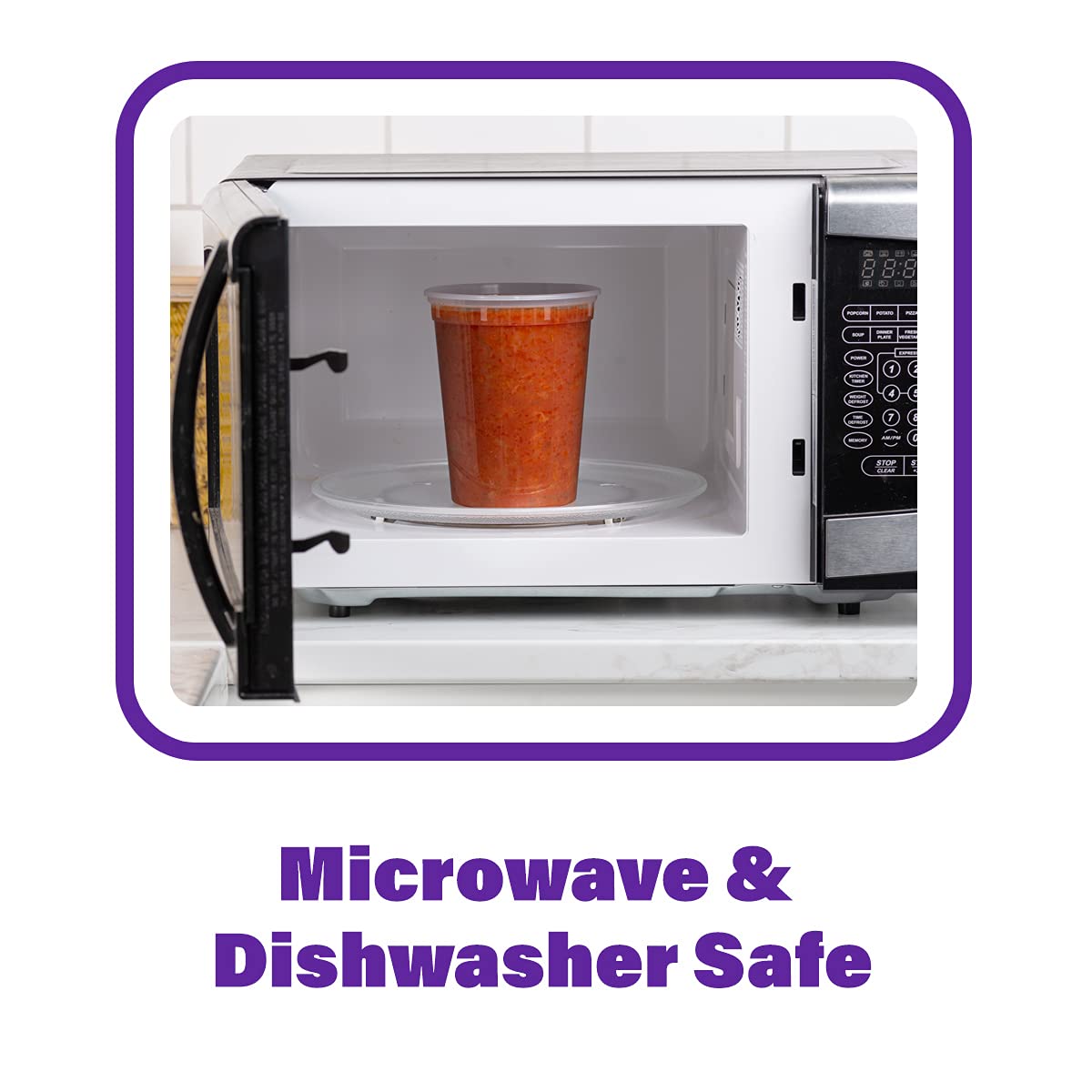 Pantry Value BPA-free deli container emphasizes safe, durable storage.