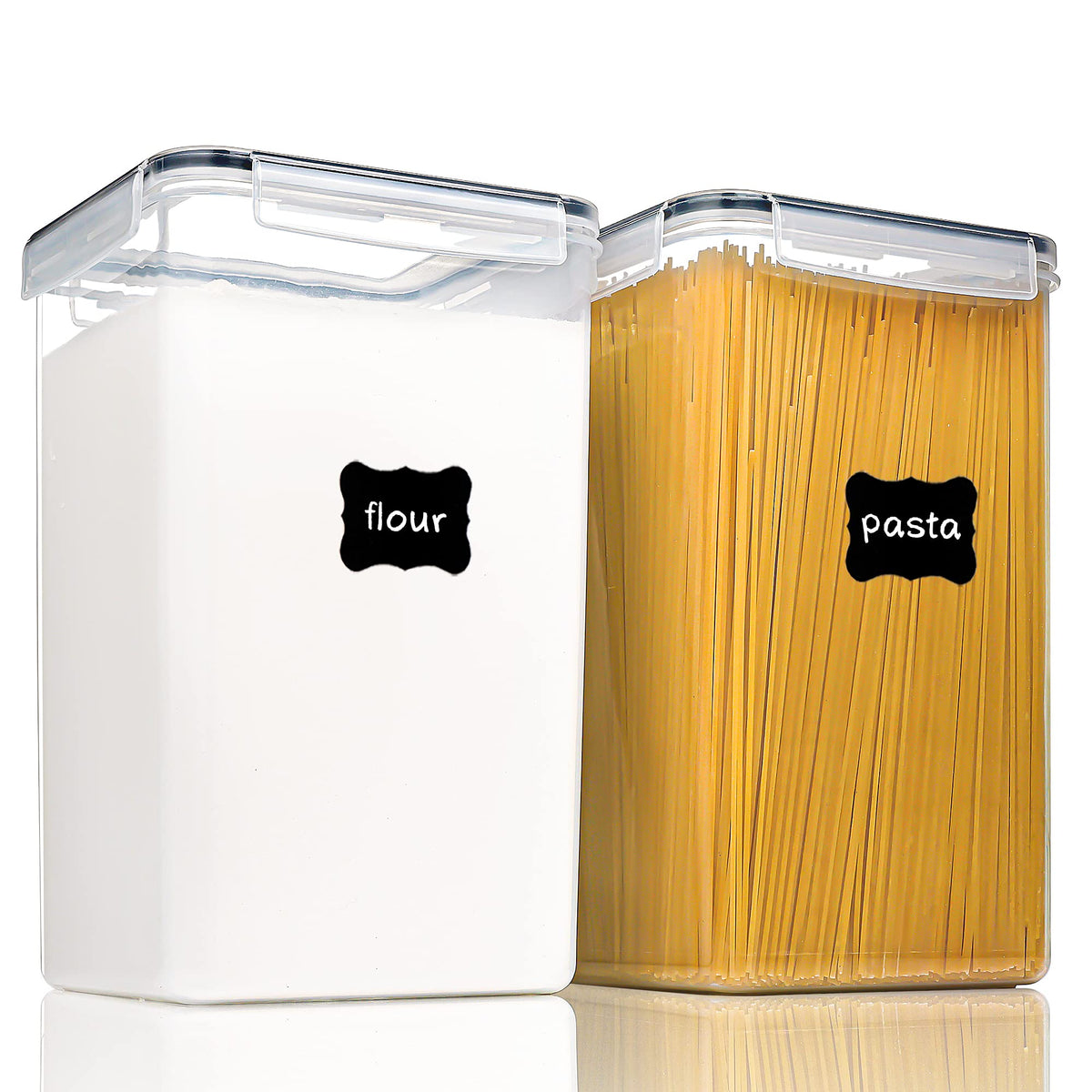 PANTRYSTAR 6.5L large storage container with airtight lid for flour