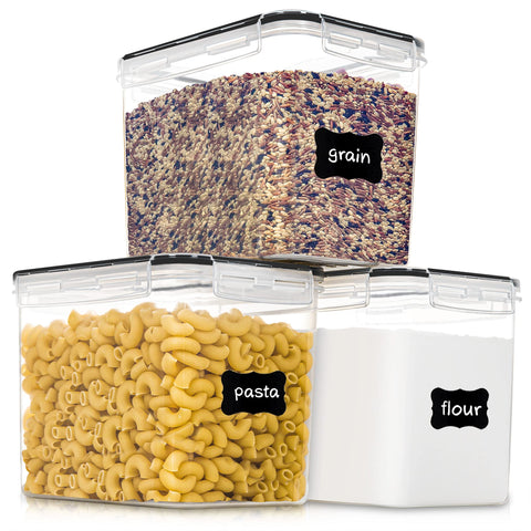 PantryStar medium airtight container with lid preserves flour and sugar freshness