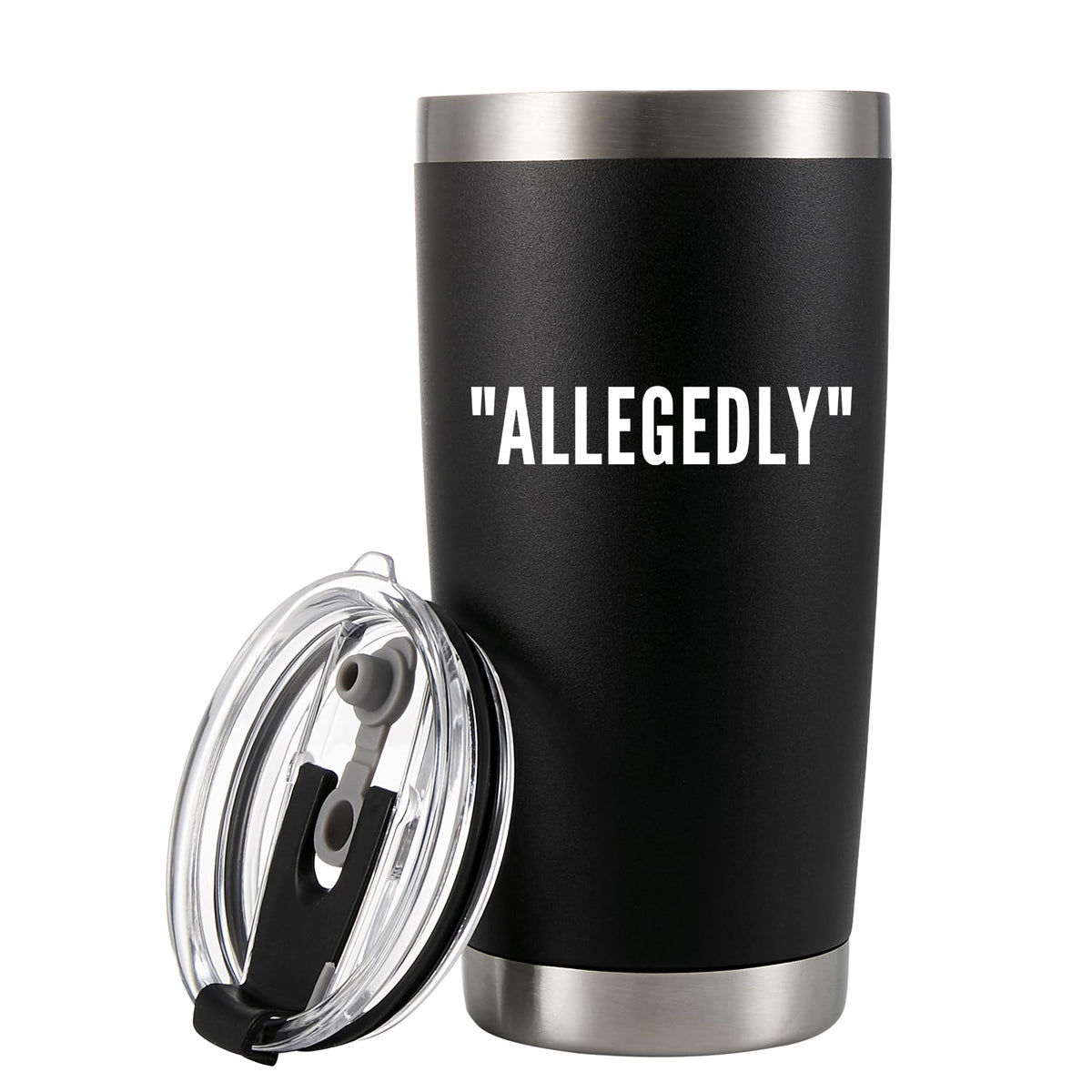 Panvola Allegedly Lawyer Mug front view for courtroom coffee on the go