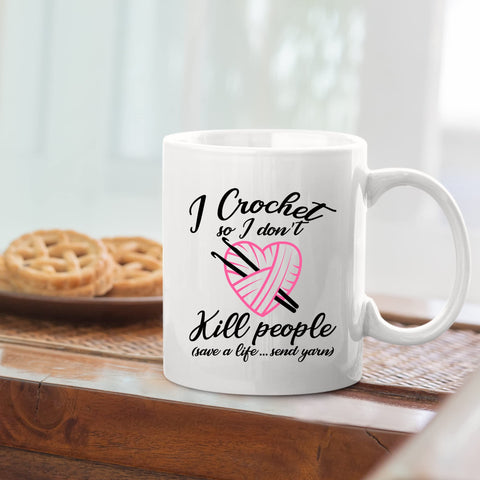 Panvola crochet mug gift packaging highlights ready gift for crocheters