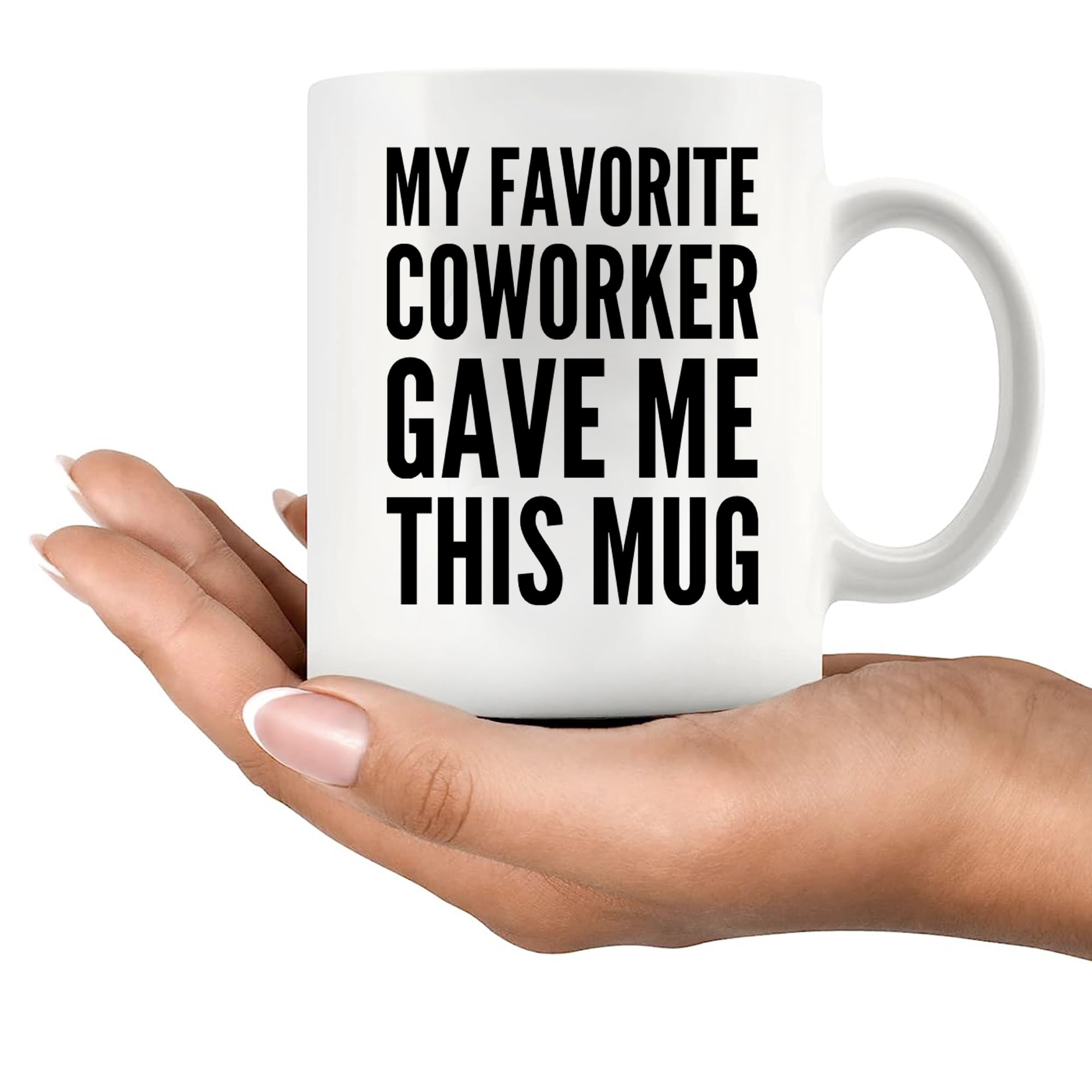 Panvola office desk gift mug for coworker appreciation.