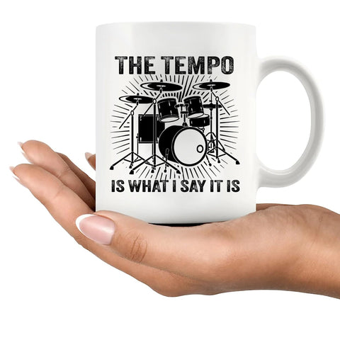 Panvola tempo mug dishwasher-safe convenience for busy musicians