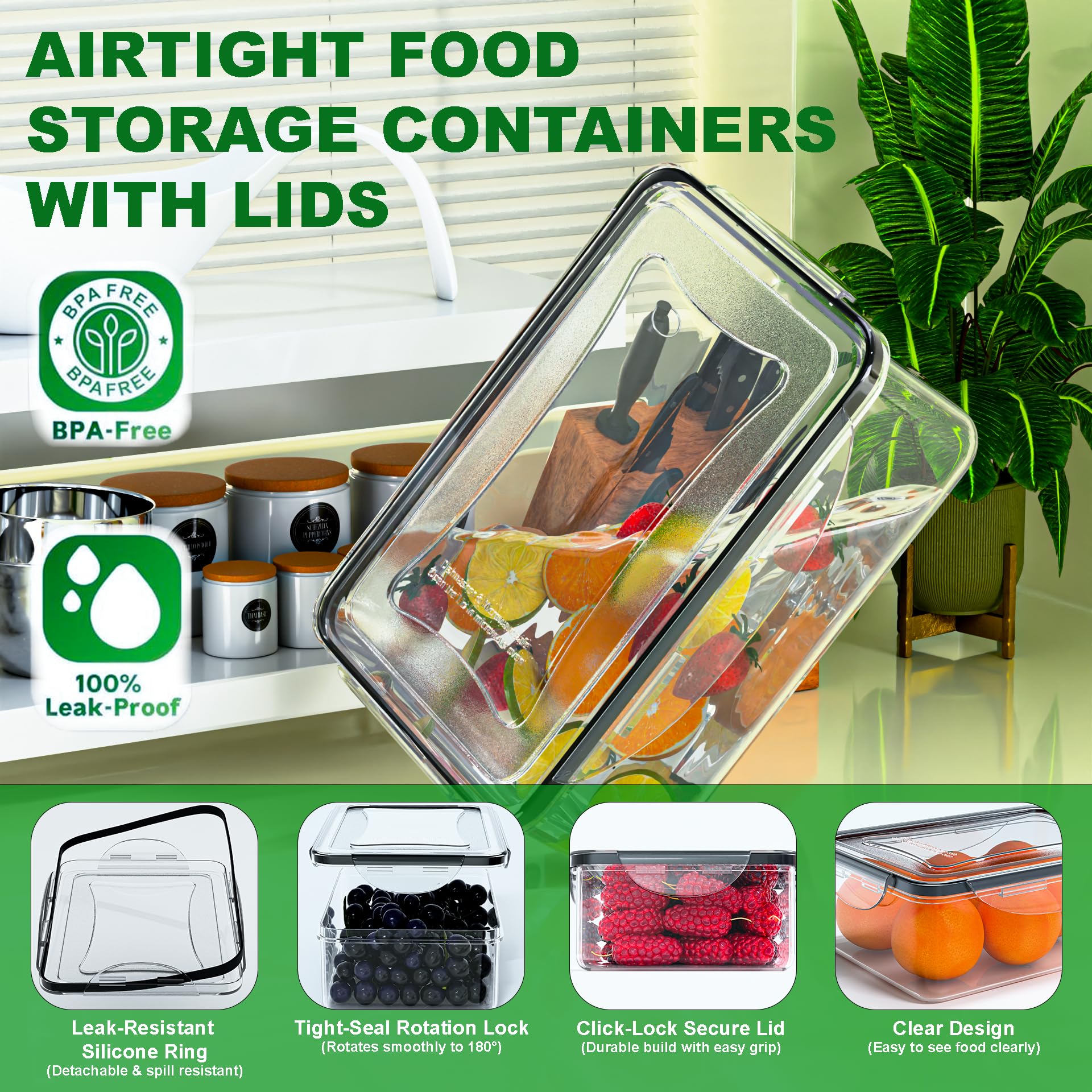 Panxenaulos round containers great for snacks and fresh storage