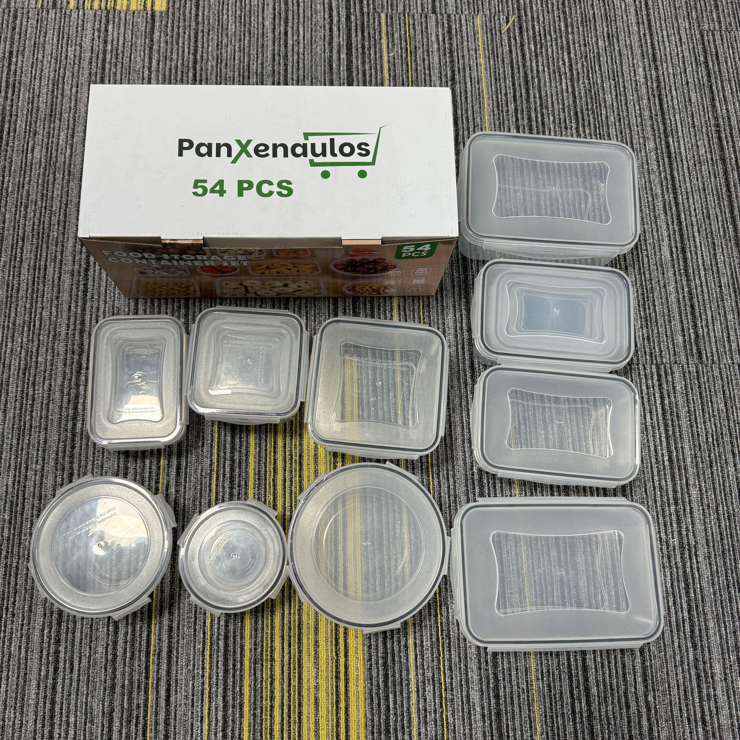 Panxenaulos BPA-free plastic ensures safe reusable storage