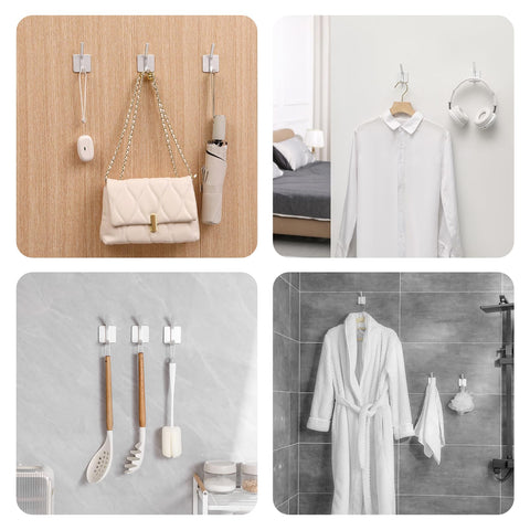 Paoli red wall hook holding towel in bathroom setup