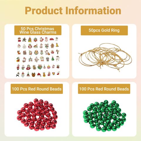Paoshutai Christmas charms featuring Santa for festive beverage identification