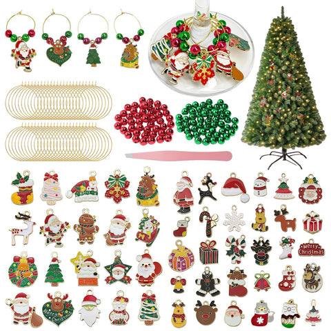 Paoshutai gold wine ring charms for elegant holiday drink markers