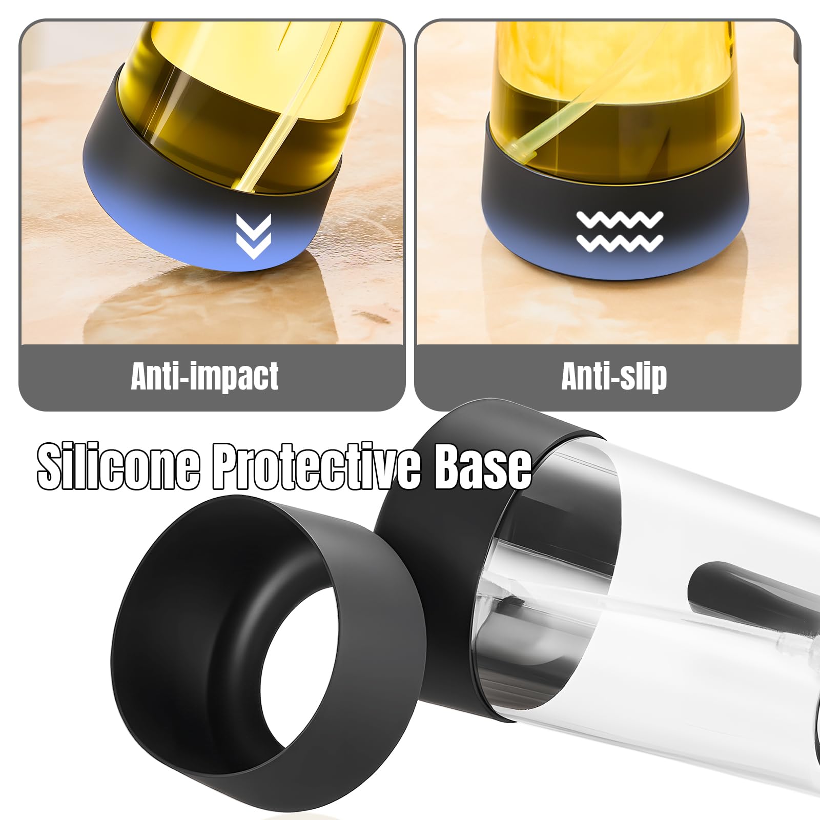 PARACITY anti-drip nozzle keeps spout clean after pouring.