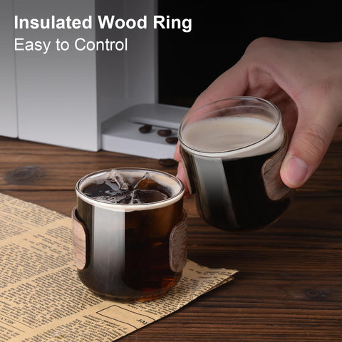 PARACITY Espresso Cups two-set on table for elegant serving of coffee