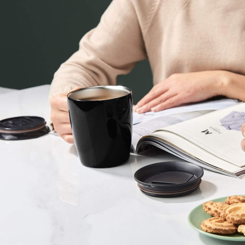 Paracity gift-ready black coffee mug suitable for gifting