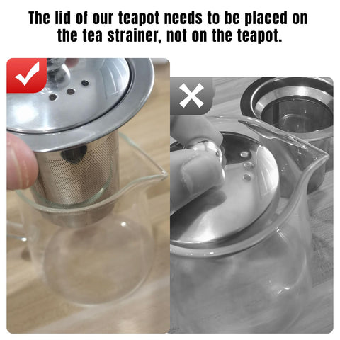 PARACITY teapot is dishwasher-safe for easy cleanup.