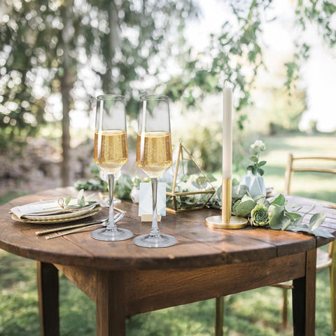 PARACITY home bar champagne glasses elevate holiday gatherings