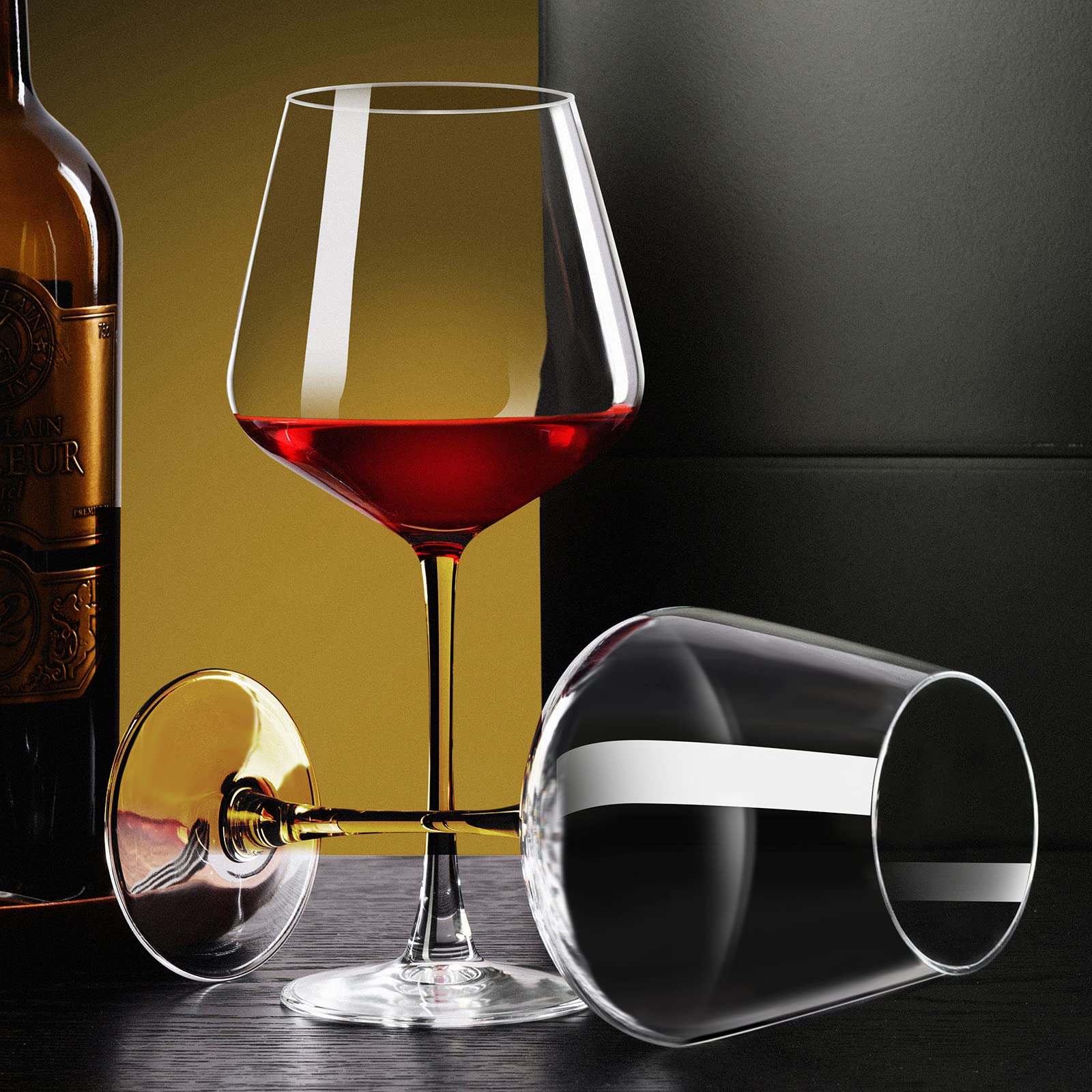 PARACITY Italian design wine glass elevates table presentation.