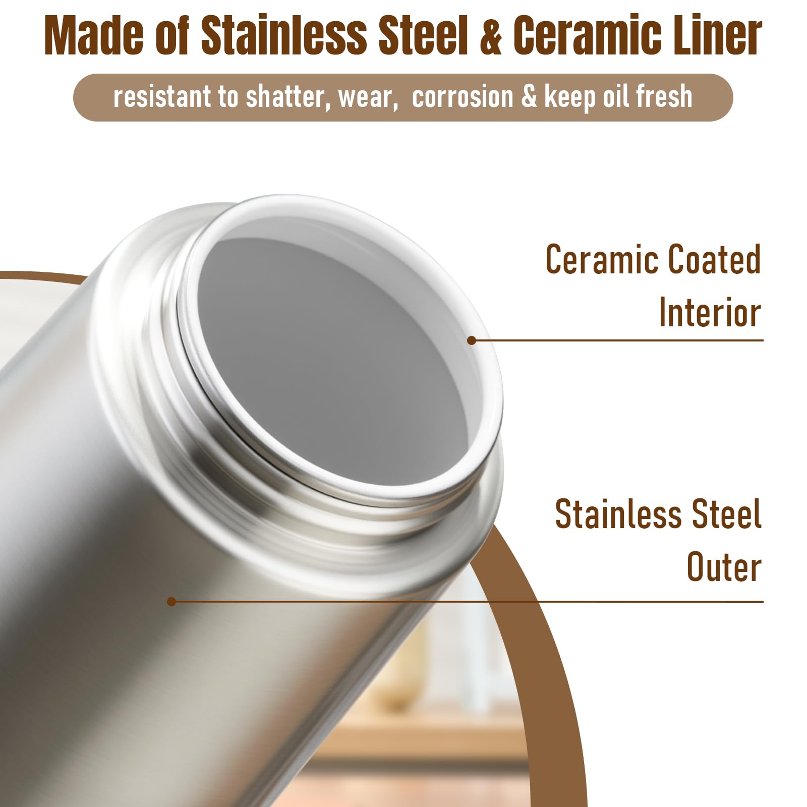 PARACITY olive-oil-sprayer-mist delivers even coverage for dressing or sautéing.