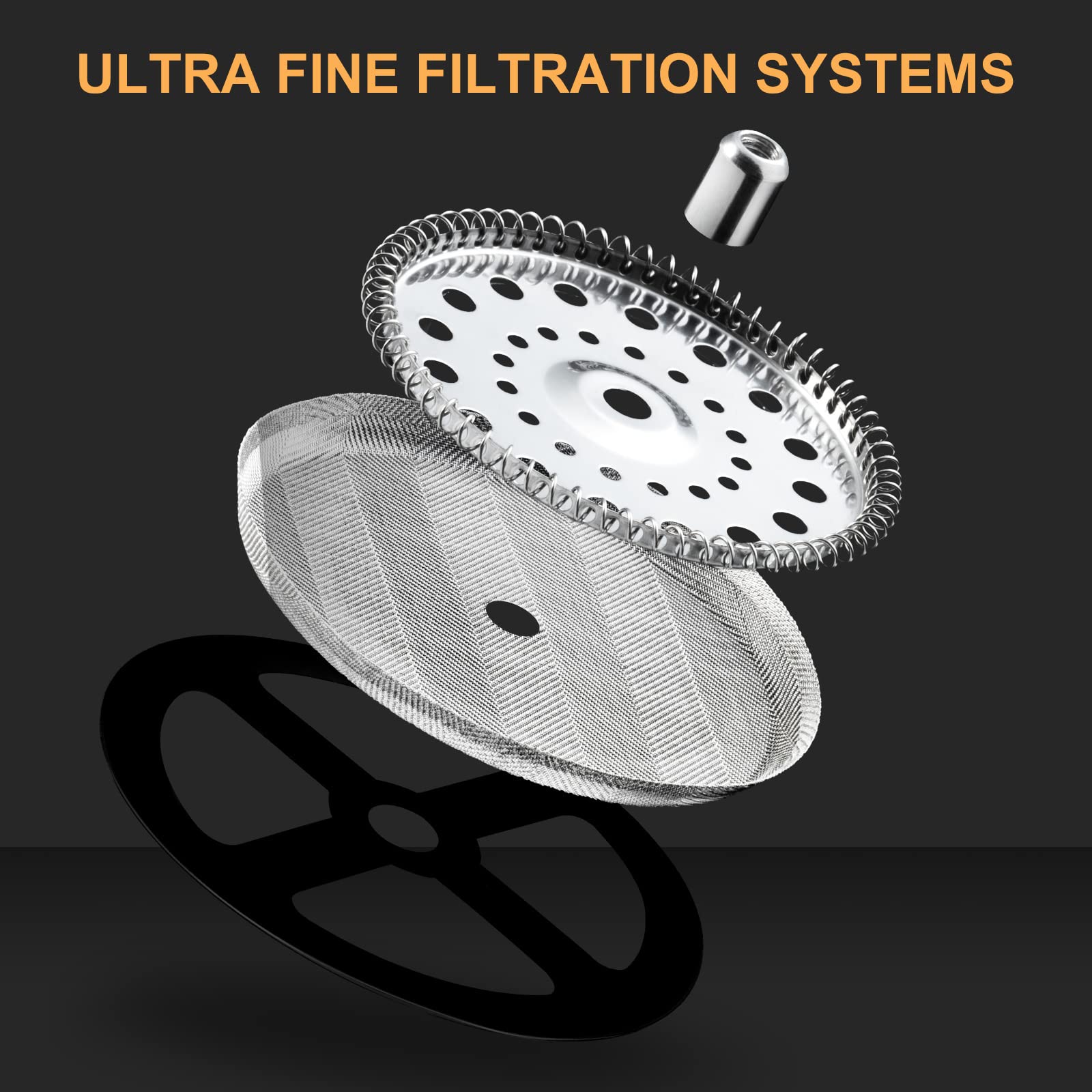 PARACITY ultrafine-filter press highlighting precise filtration for oils and aromas in every cup.