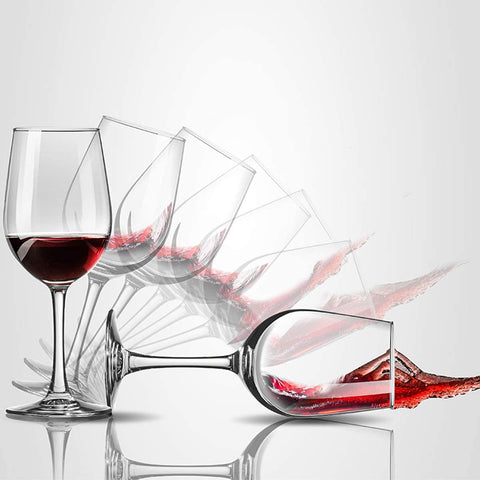 PARACITY wine glasses in a dinner party setting for sophisticated tables