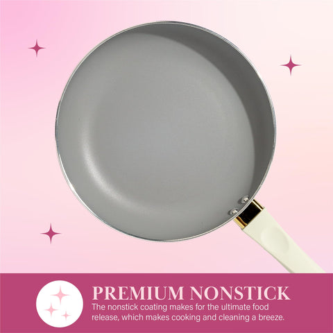 Paris Hilton Epic 3.5-quart sauté pan with lid for even heat