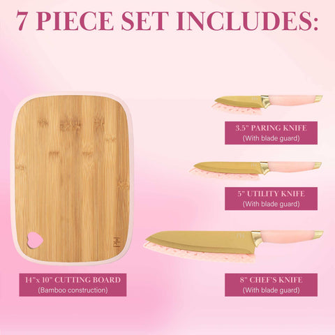 Paris Hilton ergonomic knife handles designed for comfortable chopping