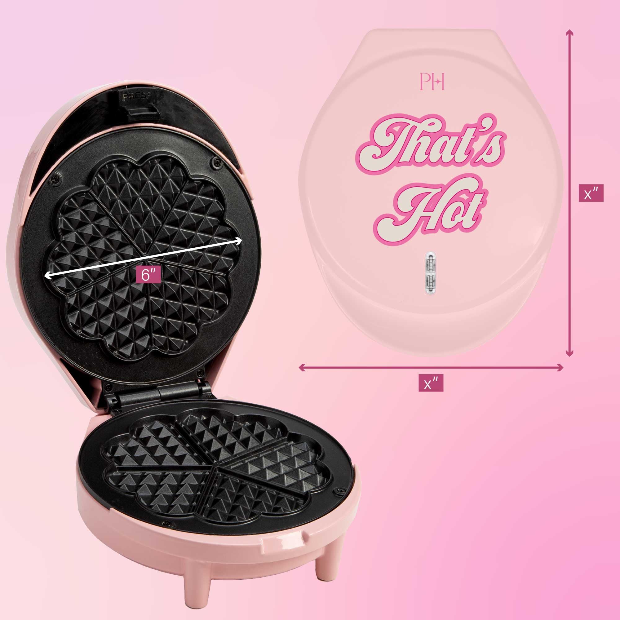 Paris Hilton heart waffle maker gift-packaging idea for gifting
