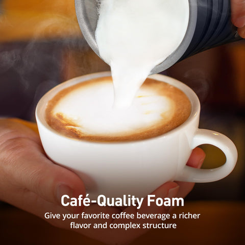 Paris Rhône one-button operation for quick, quiet frothing in minutes.