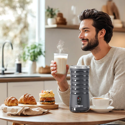 Paris Rhône Milk Frother easy-clean coating simplifies daily maintenance.