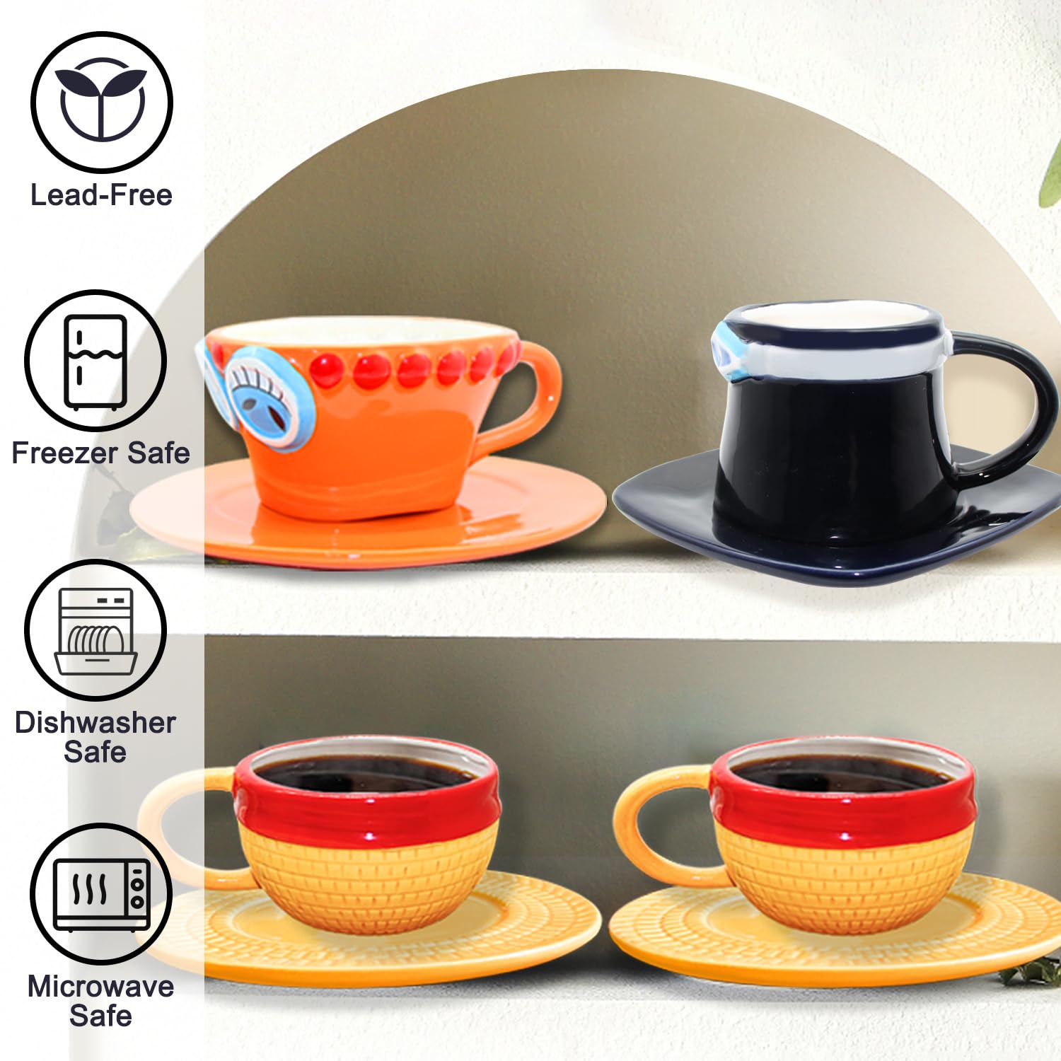 Parknshop thick-walled mug, sturdy ceramic for everyday use.