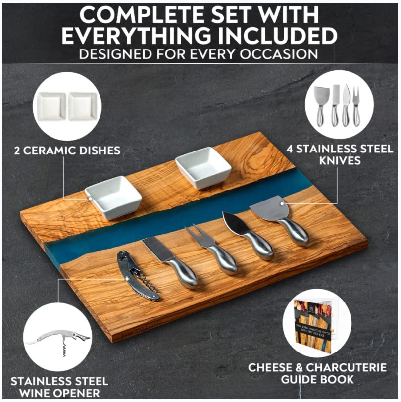 Parkway Home four-cheese knives set for precise cheese service.