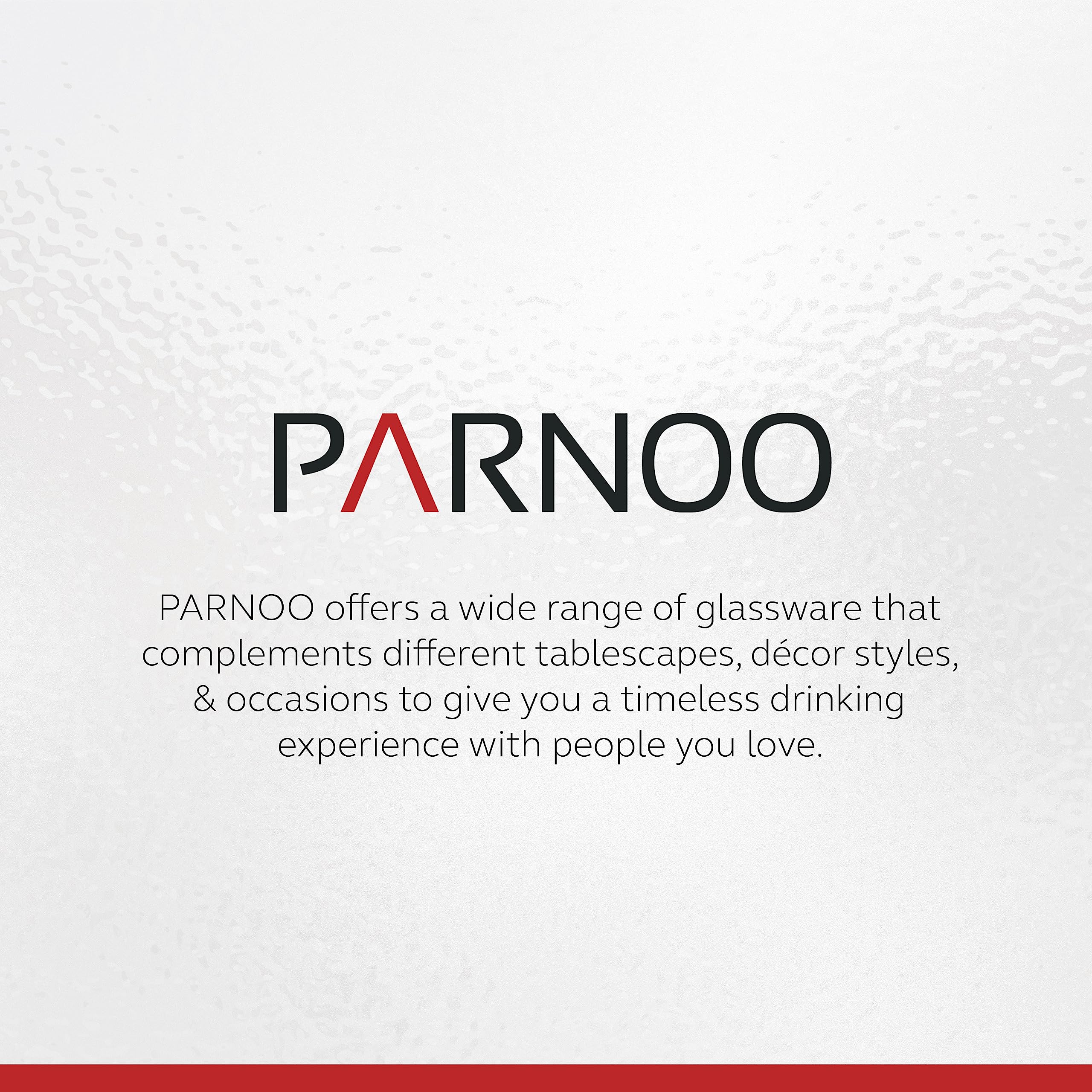 PARNOO footed base lowers risk of tipping when perched on saucers.