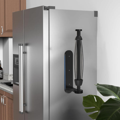 PAROTO magnetic paper towel holder on fridge door with drill-free mounting