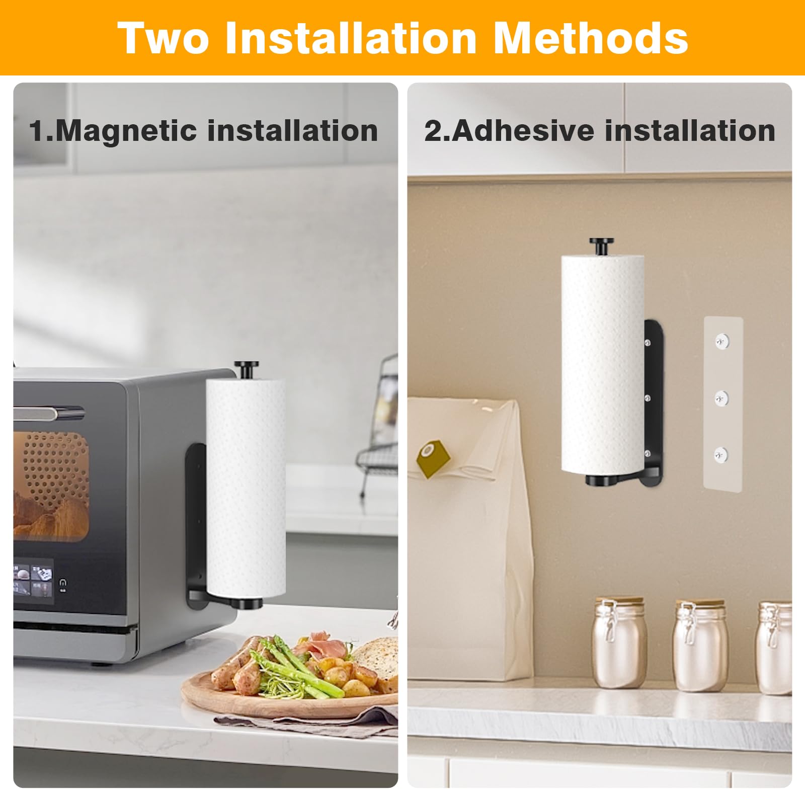 PAROTO heavy-duty magnetic base secures rolls firmly