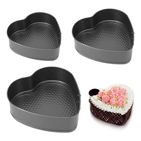 Parthan 24cm heart-shaped springform pan for larger celebration cakes.