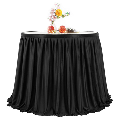 PARTISKY pleated ruffle detail adds classic elegance to banquet tables.