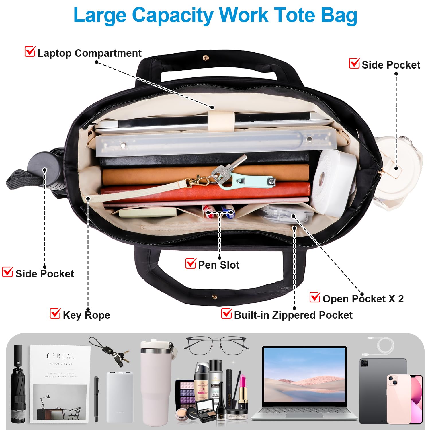 Partreko clutch purse offers compact space for cosmetics and IDs.