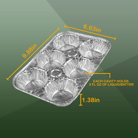 Party Bargains aluminum muffin tin—robust build supports batter rise.