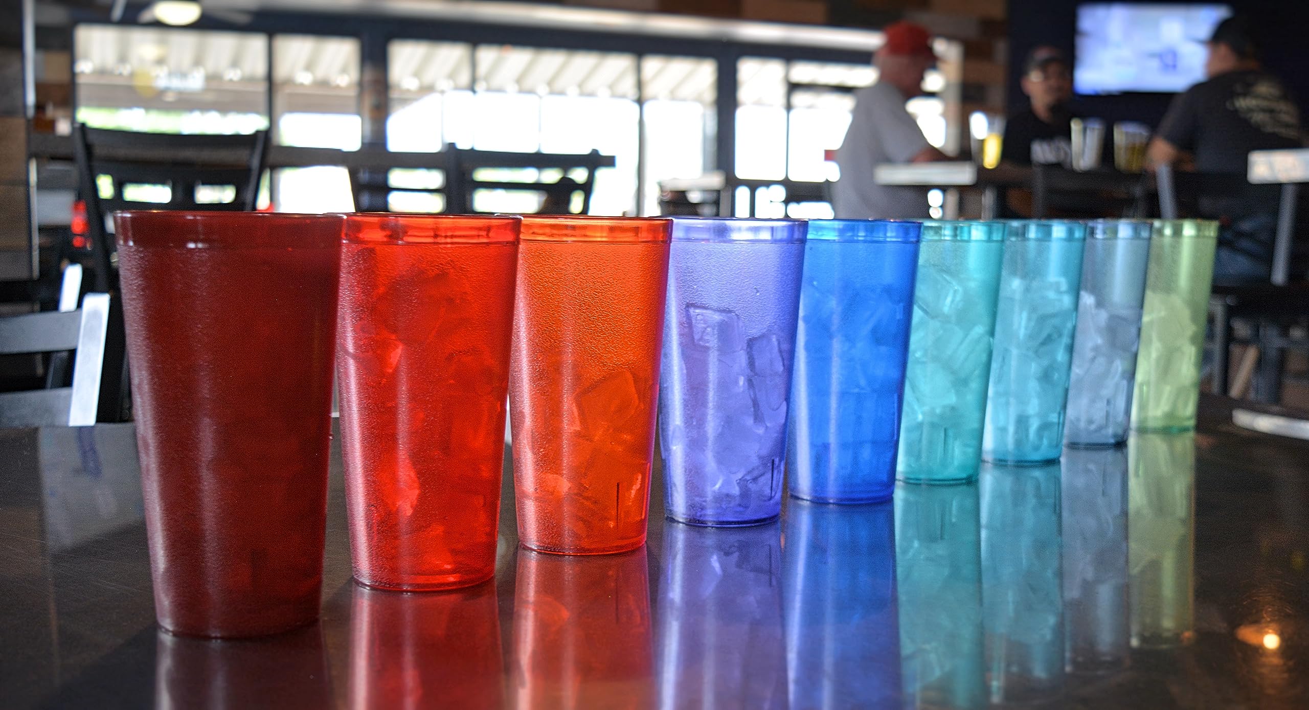Party Outlaw lt blue 20oz tumbler made in USA, built for durability.