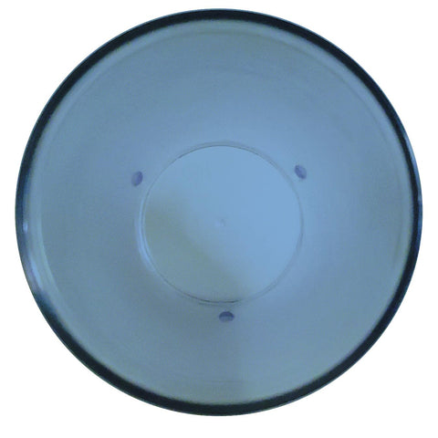 Party Outlaw lt blue 20oz tumbler with textured grip, easy to handle during outdoor dining.
