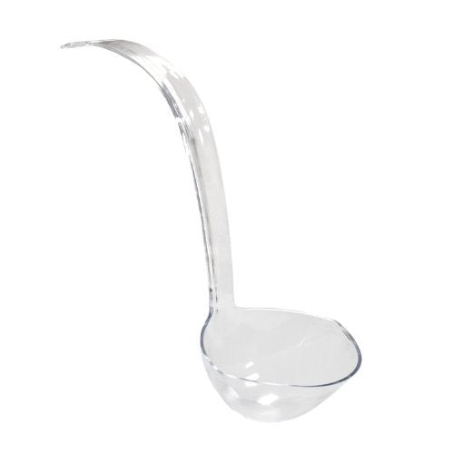 Party Dimensions clear 12 inch punch ladle reaches across bowls