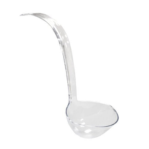 Party Dimensions clear 12 inch punch ladle reaches across bowls