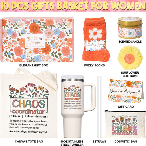 Partylamb Chaos Coordinator tumbler with handle keeps drinks cold and portable.