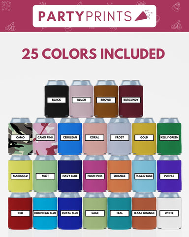 PartyPrints customization-ready sleeve for screen printing, sublimation, or embroidery