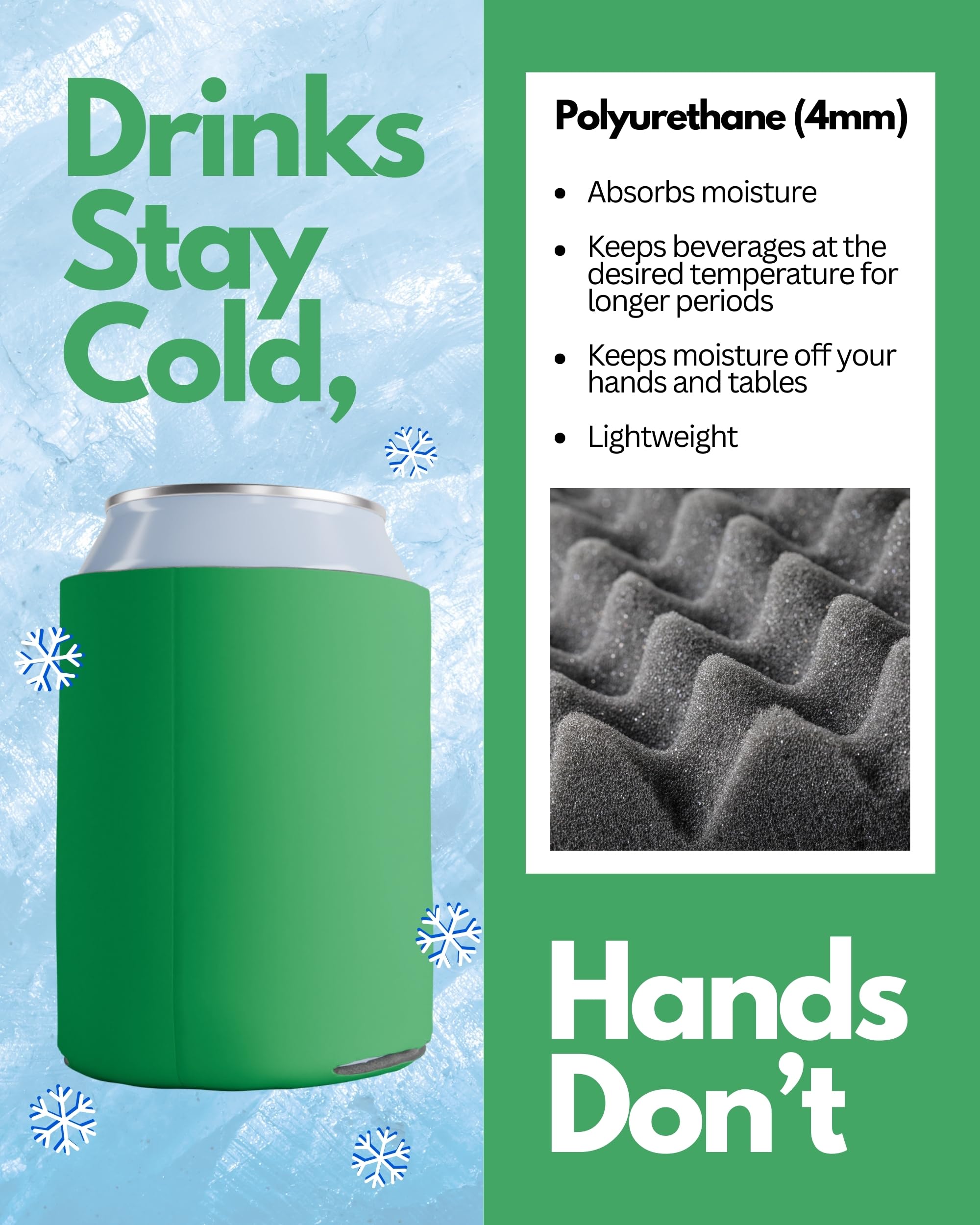 PartyPrints wedding and party favors sleeve keeps drinks cold while guests mingle.