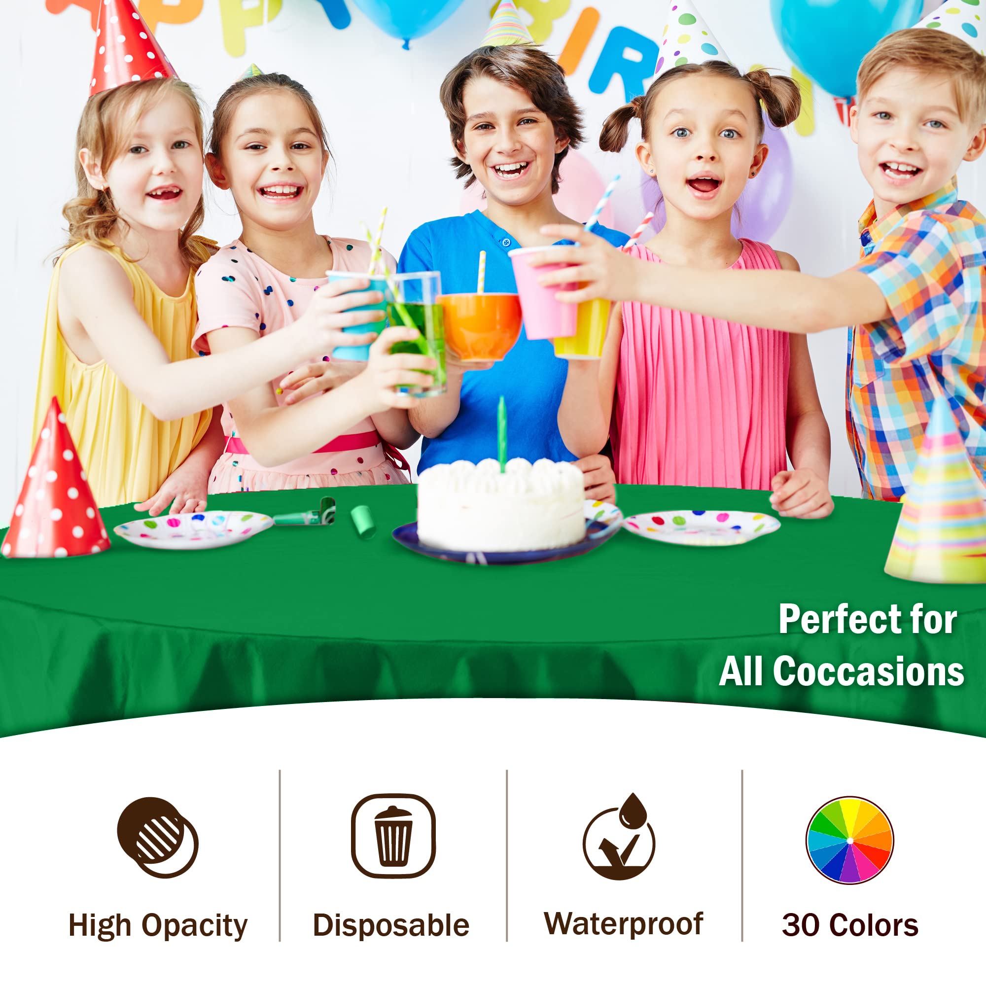 Party Solids easy cleanup after gatherings with disposable coverage.