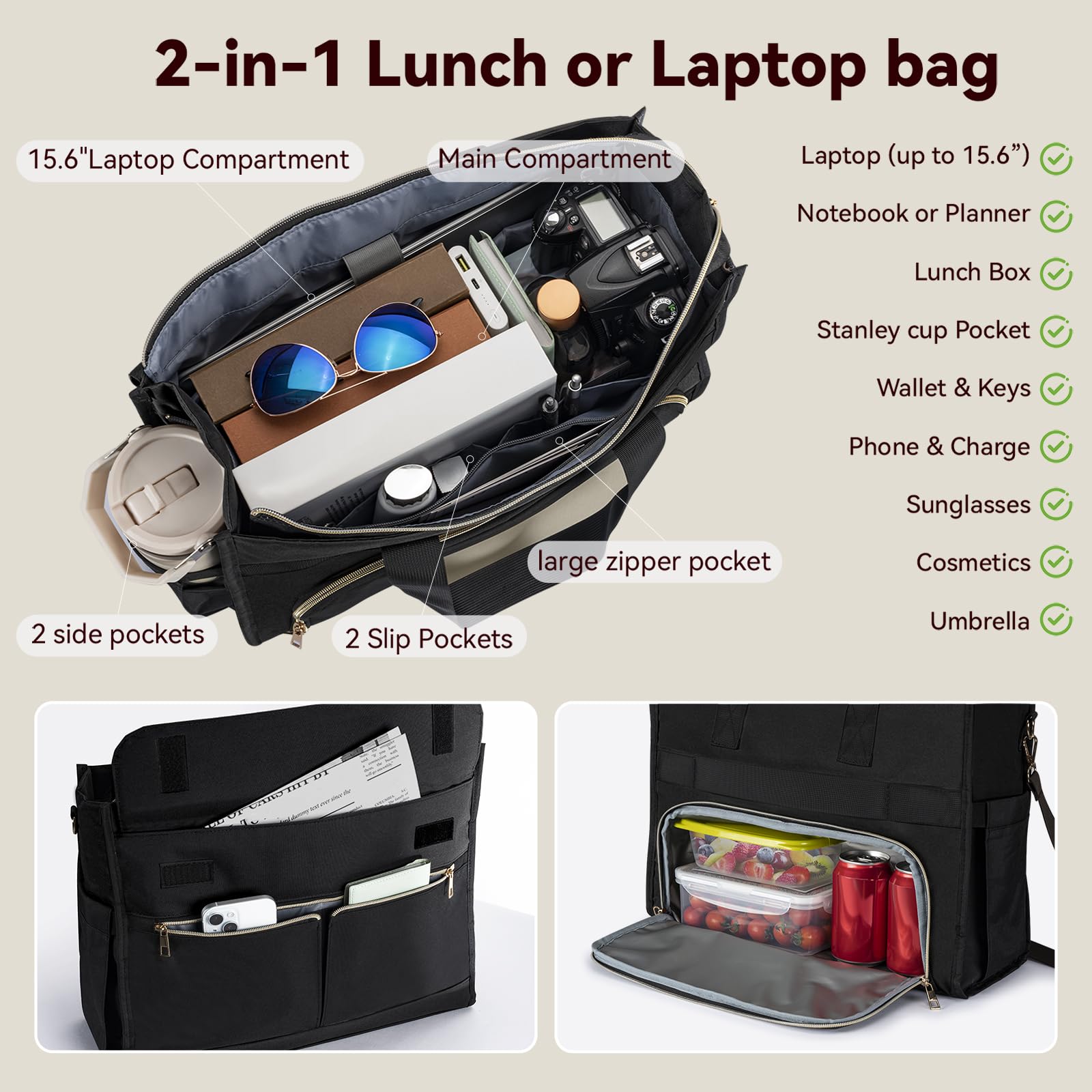 PASMAN adjustable shoulder strap offers comfortable, hands-free carrying.