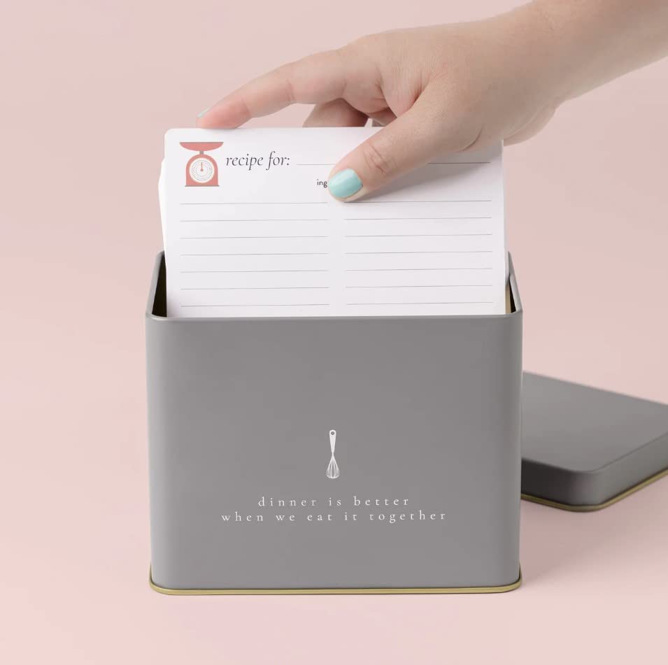 Passionate Penny Pincher blank recipe cards for quick meal planning.