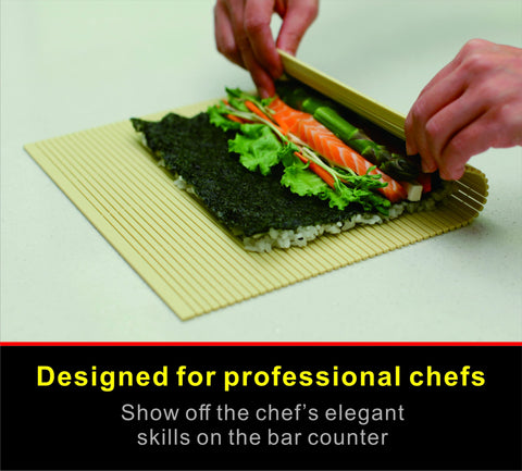 Pat & Doris Makisu used by a professional chef for precise rolls.