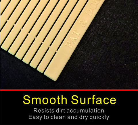 Pat & Doris sushi mat made of food-grade PP material for safety.